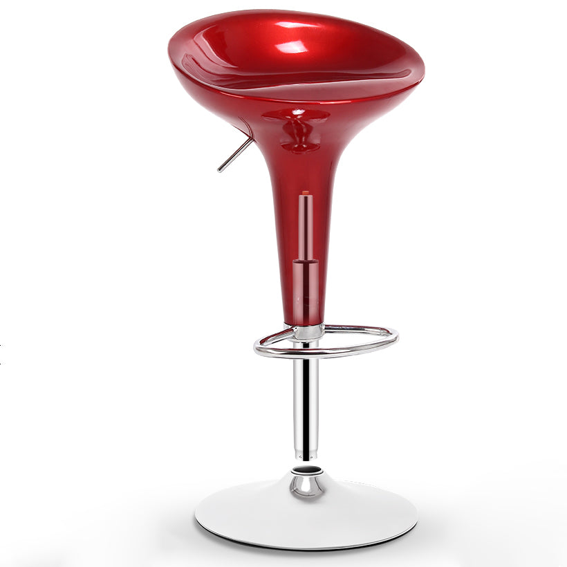 Modern Liftable Rotatable Counter Stool Steel Household Bar Stool with Pedal
