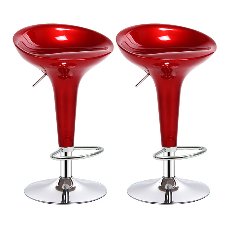 Modern Liftable Rotatable Counter Stool Steel Household Bar Stool with Pedal
