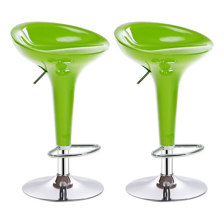 Modern Liftable Rotatable Counter Stool Steel Household Bar Stool with Pedal