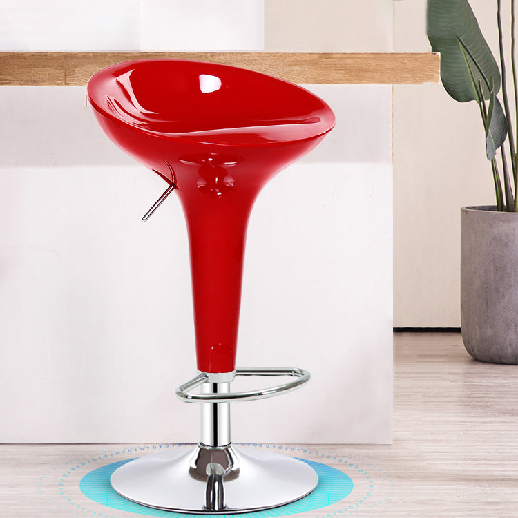 Modern Liftable Rotatable Counter Stool Steel Household Bar Stool with Pedal