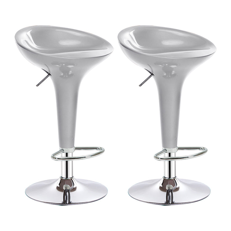 Modern Liftable Rotatable Counter Stool Steel Household Bar Stool with Pedal