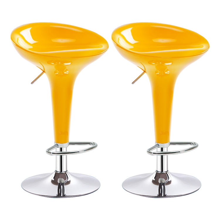 Modern Liftable Rotatable Counter Stool Steel Household Bar Stool with Pedal