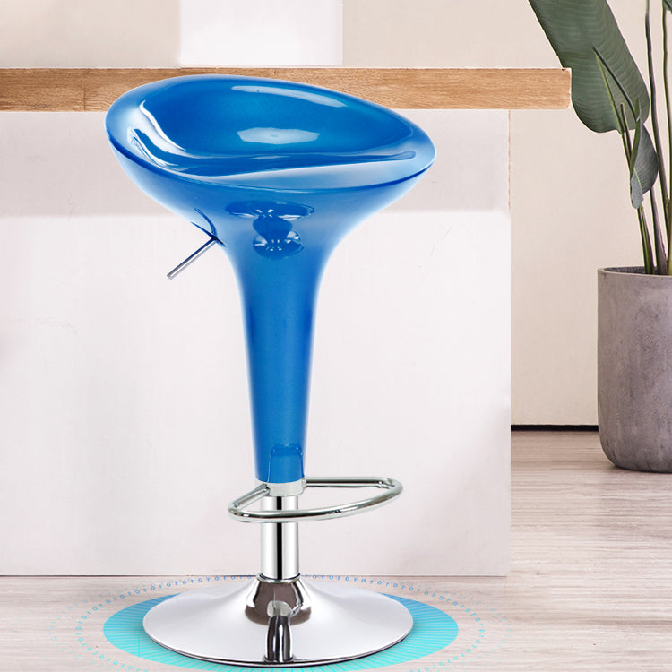 Modern Liftable Rotatable Counter Stool Steel Household Bar Stool with Pedal