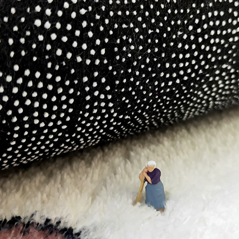 Color Block Carpet Polyster Rug Stain Resistant Indoor Rug for Living Room