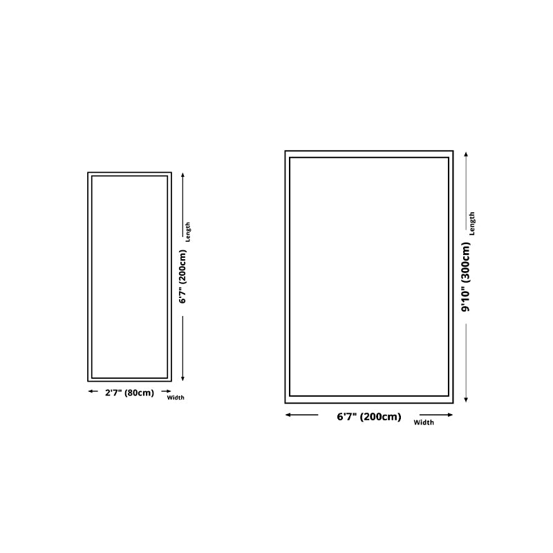 Feather Polyester Rug Area Carpet Anti-Slip Washable Rug for Living Room