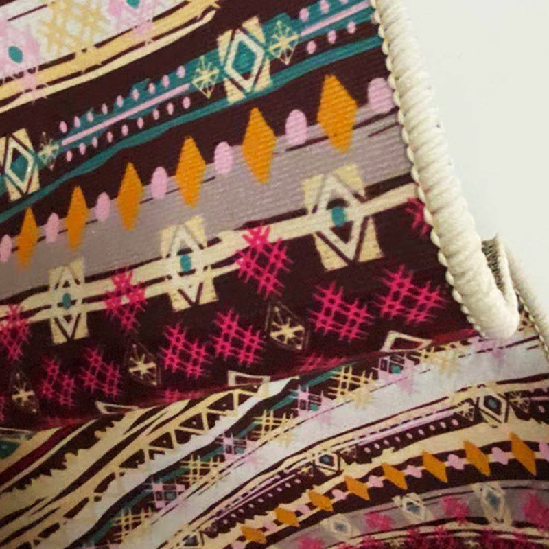 Colorful Checkered Rug Indoor Carpet Polyester Non-Slip Backing Rug for Living Room