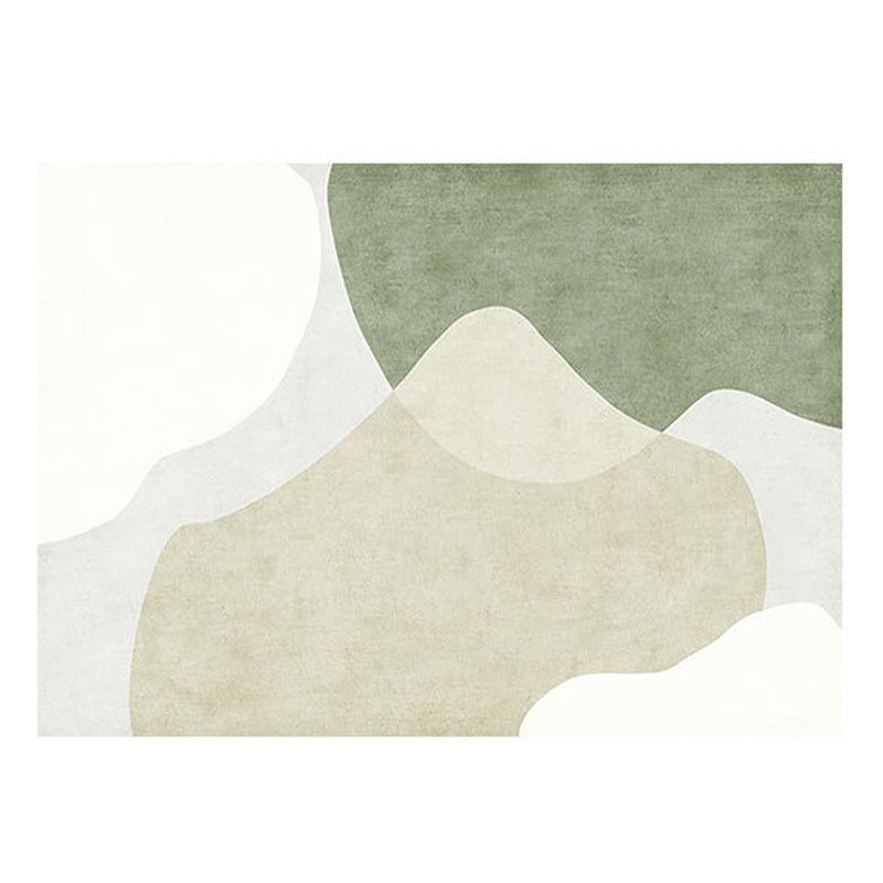 Nordic Area Rug Polyester Carpet Washable Indoor Rug for Bedroom Living Room