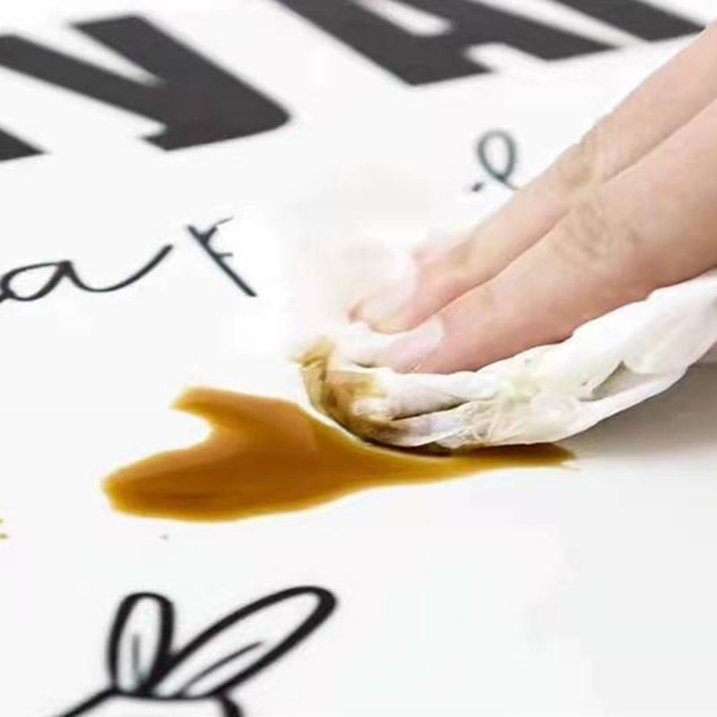 Nordic Area Rug Polyester Carpet Washable Indoor Rug for Bedroom Living Room