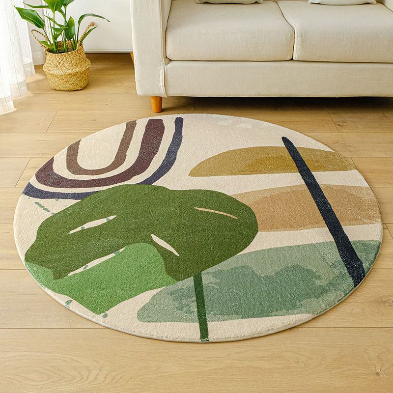Abstract Lines Rug Indoor Rug Washable Area Carpet for Living Room Decor