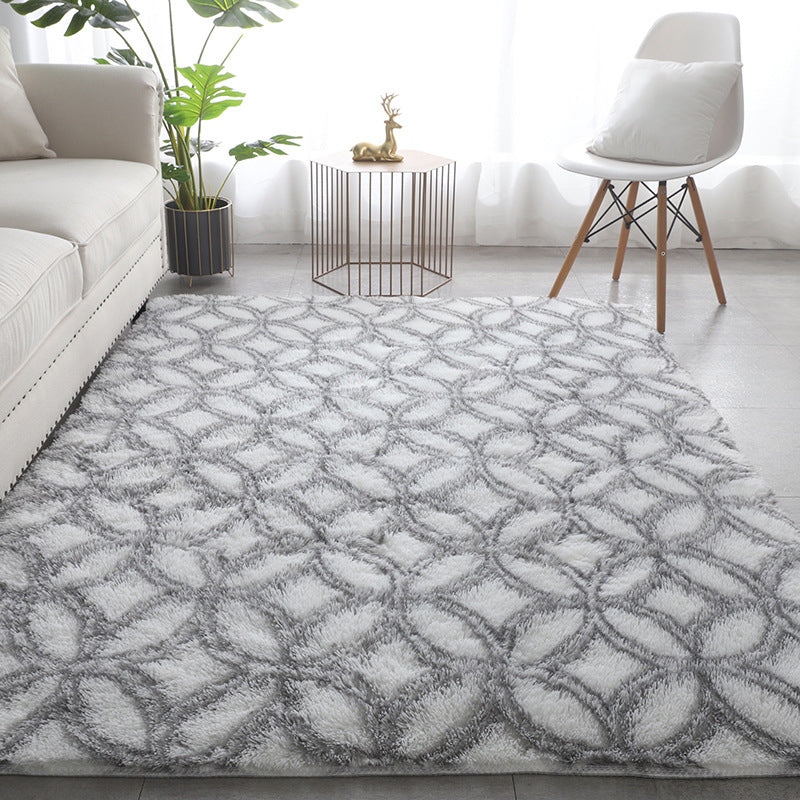 Tapis d'intérieur en polyester à tapis solide en polyester