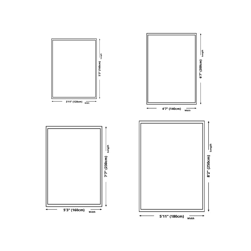 Magnificent Modern Rug Orange Color Piece Rug Stain Resistant Rug for Living Room