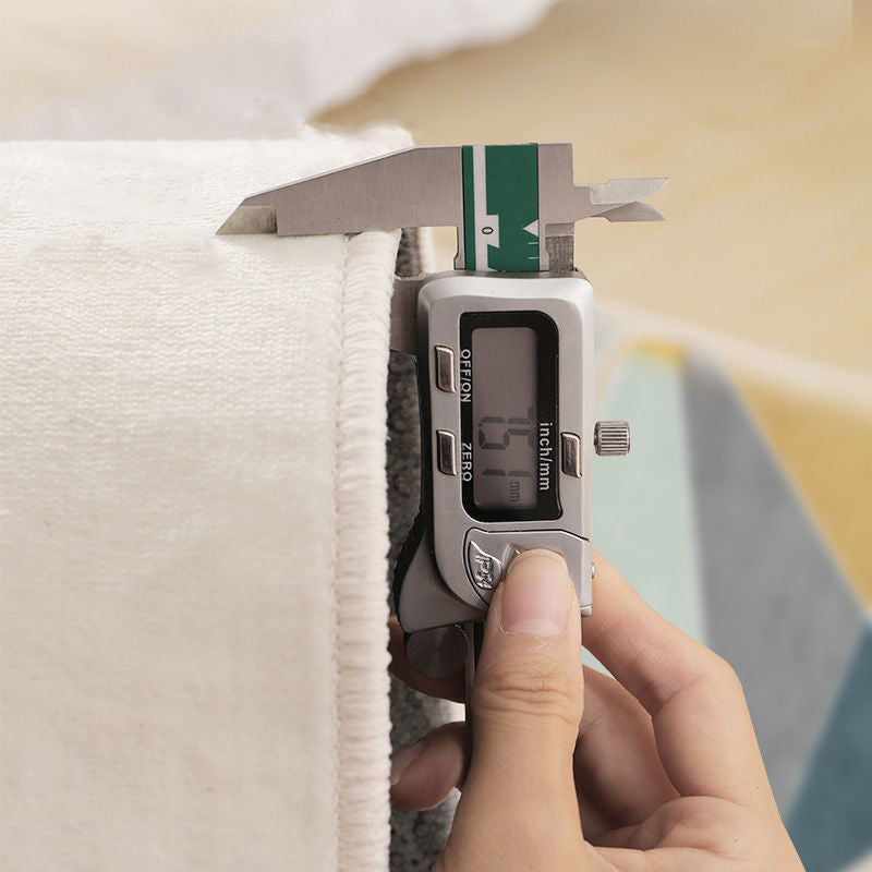 Color Block Rug Indoor Rug Nordic Geometry Rug Non-Slip Backing for Living Room