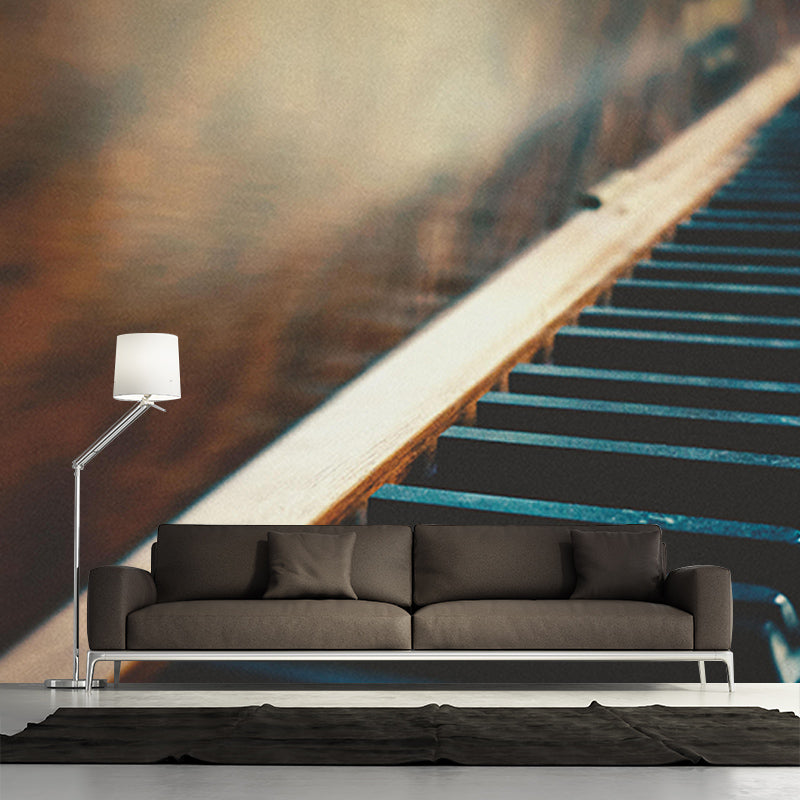 Piano Wall Mural Photography Stylr Decorative Environment Friendly for Wall Decor