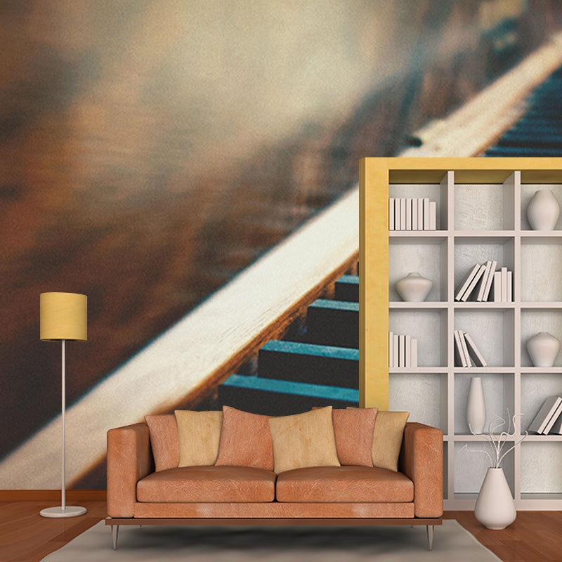 Piano Wall Mural Photography Stylr Decorative Environment Friendly for Wall Decor