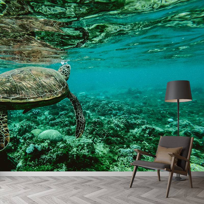 Undersea Photography Mural Decorative Eco-friendly for Decoration