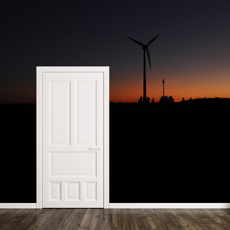 Windmill Environment Friendly Mural Wallpaper Room Wall Mural