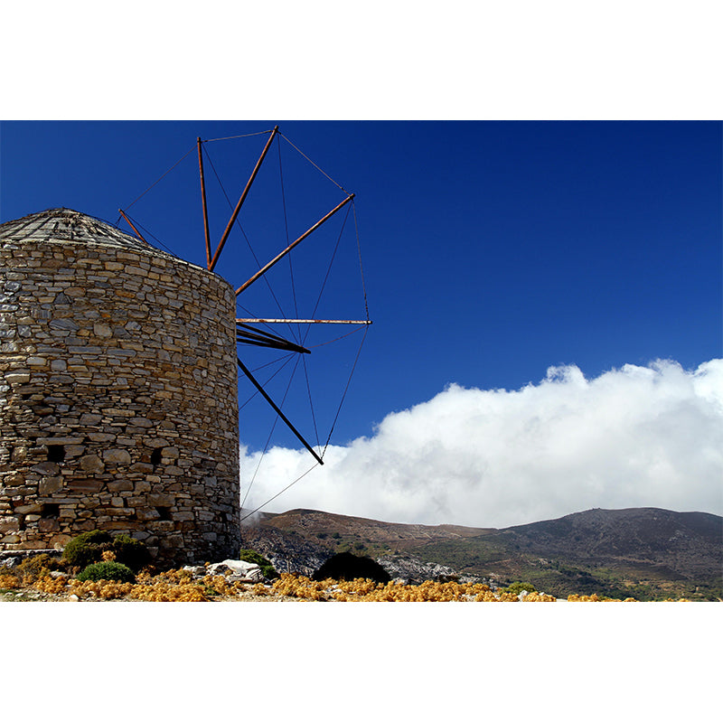 Photography Environment Friendly Mural Wallpaper Windmill Living Room Wall Mural