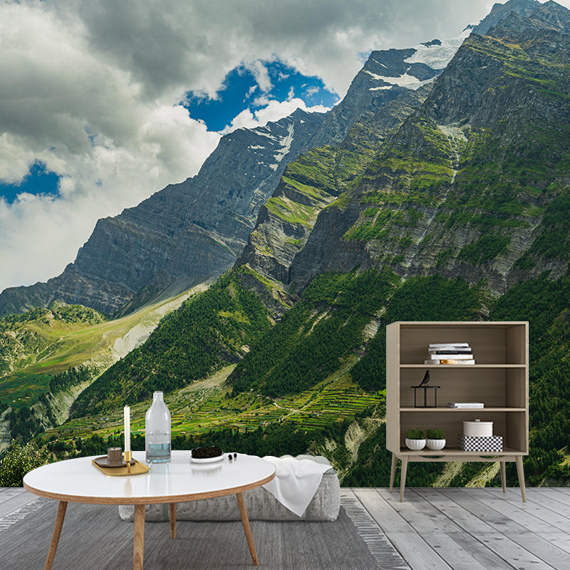 Photography Eco-friendly Mural Wallpaper Mountain Sitting Room Wall Mural