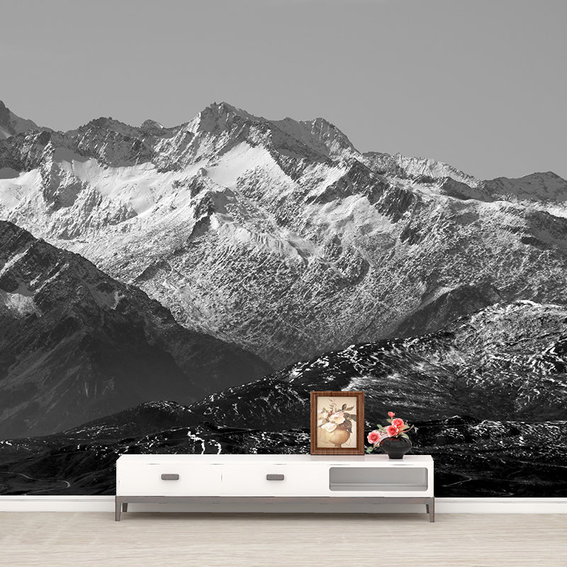 Photography Eco-friendly Mural Wallpaper Mountain Sitting Room Wall Mural