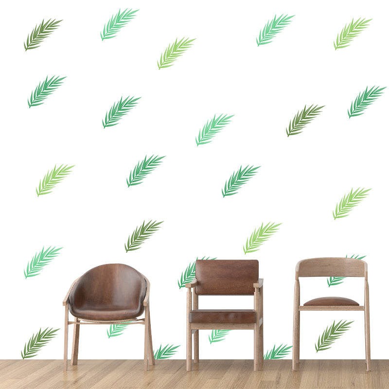 Illustration Mural Wallpaper Environment Friendly Tropical Plants Room Mural