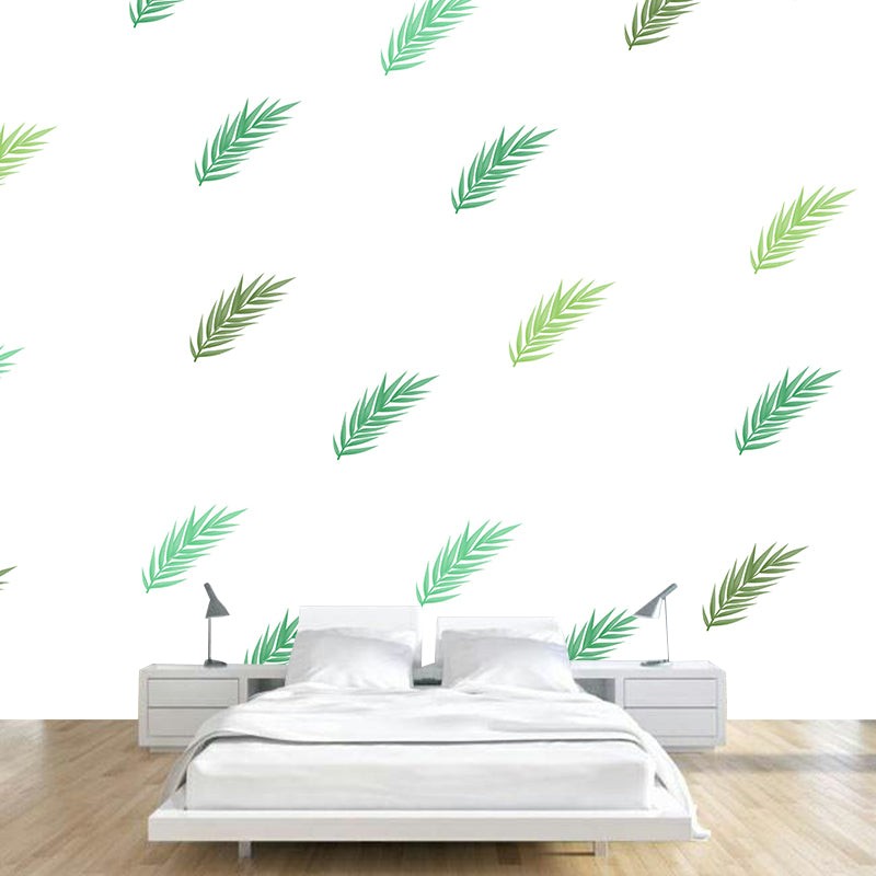 Illustration Mural Wallpaper Environment Friendly Tropical Plants Room Mural