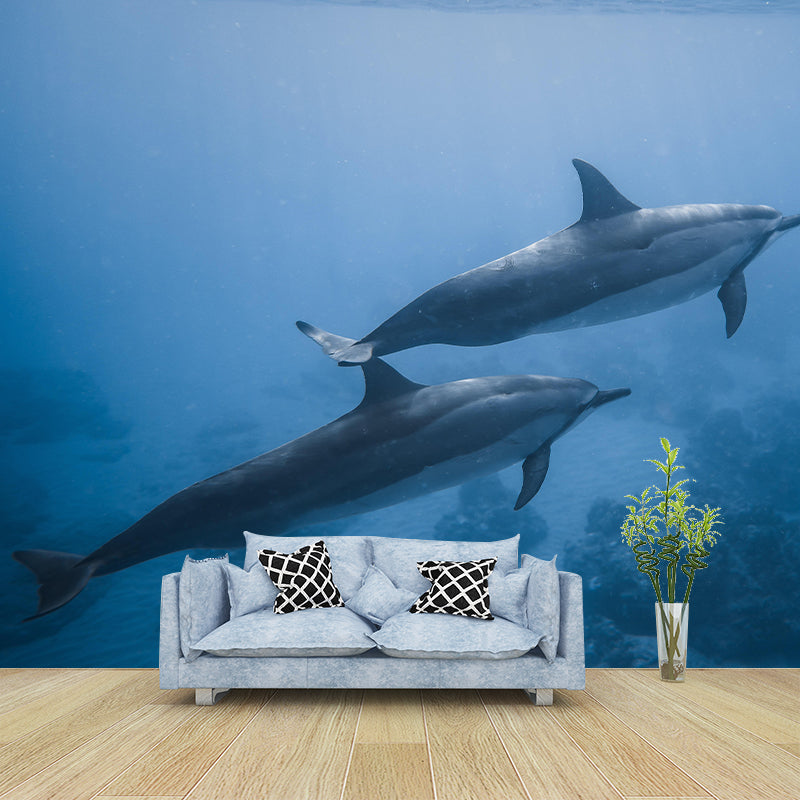 Seabed Pattern Environment Friendly Mural Wallpaper Bedroom Wall Mural