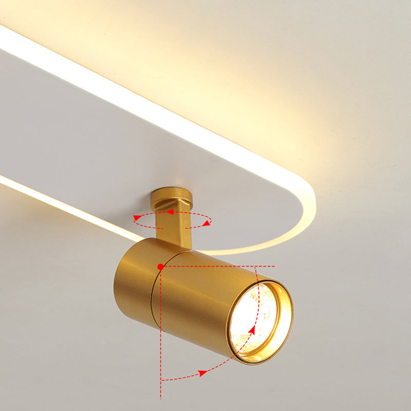 Plafoniere moderne da incasso con faretti Lampada da soffitto a LED per soggiorno