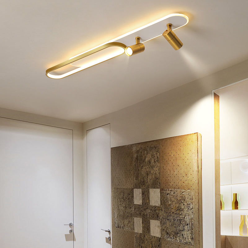 Plafoniere moderne da incasso con faretti Lampada da soffitto a LED per soggiorno