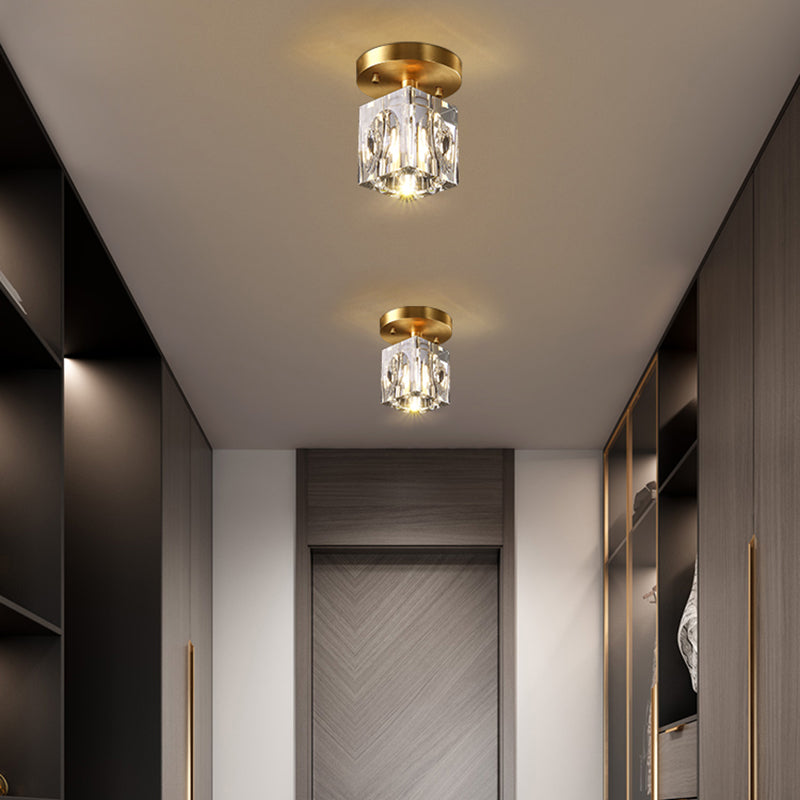 Plafoniera da soffitto in cristallo con montaggio a incasso Plafoniere contemporanee