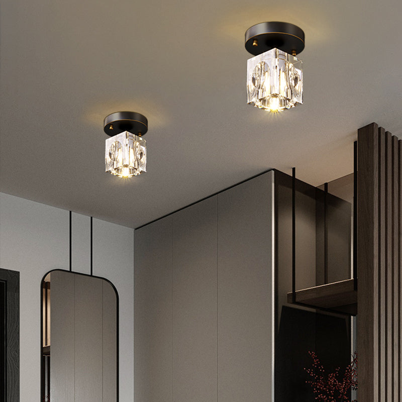 Plafoniera da soffitto in cristallo con montaggio a incasso Plafoniere contemporanee