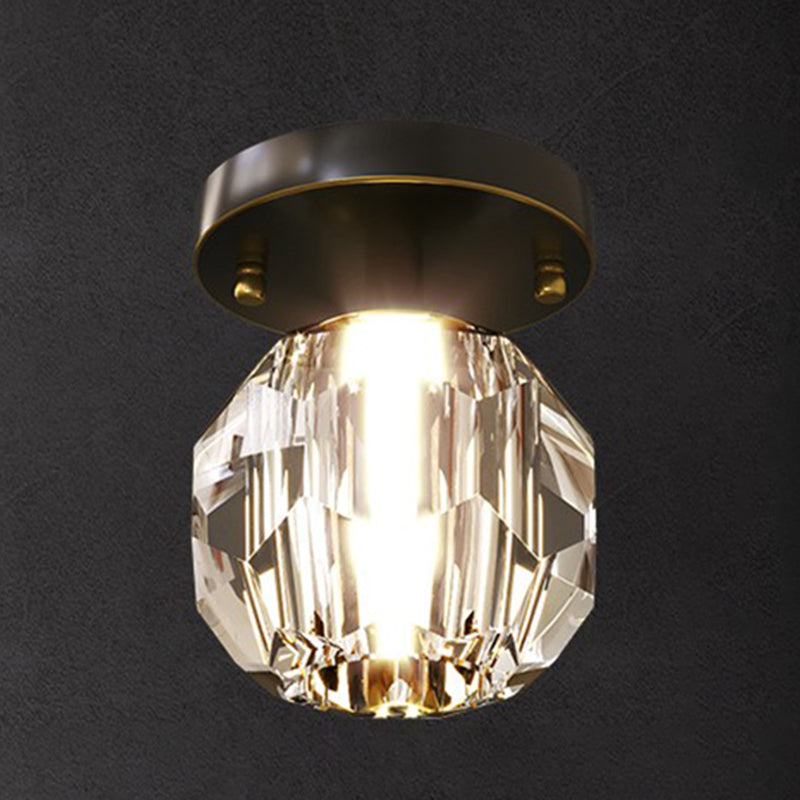 Plafoniera da soffitto in cristallo con montaggio a incasso Plafoniere contemporanee