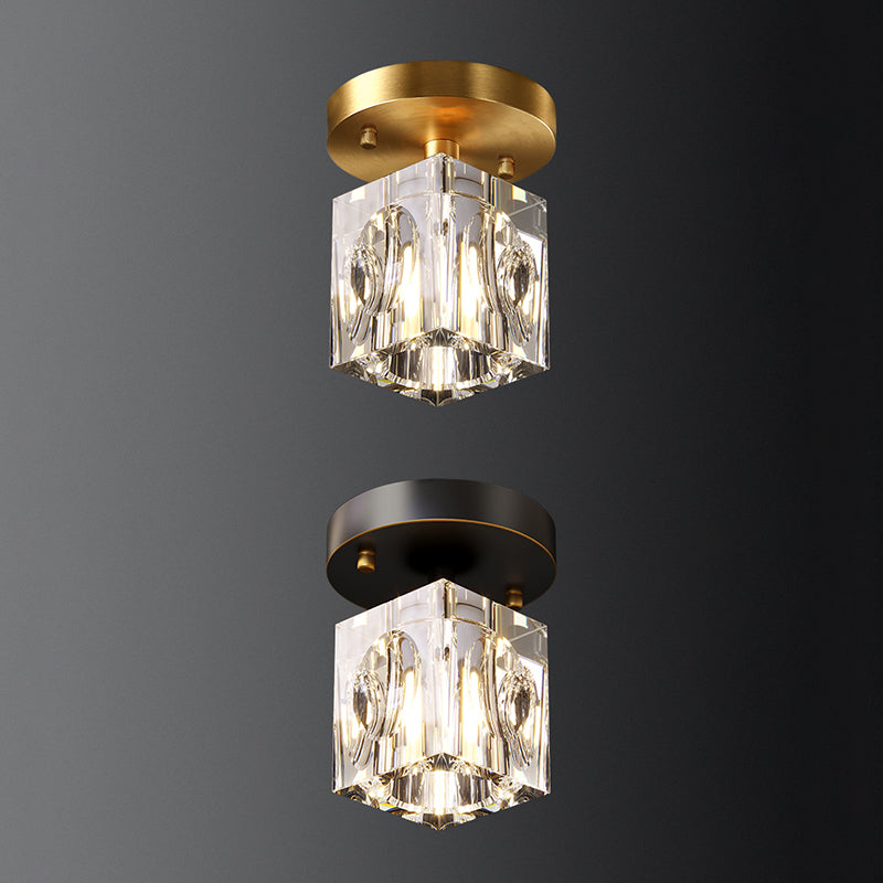 Plafoniera da soffitto in cristallo con montaggio a incasso Plafoniere contemporanee