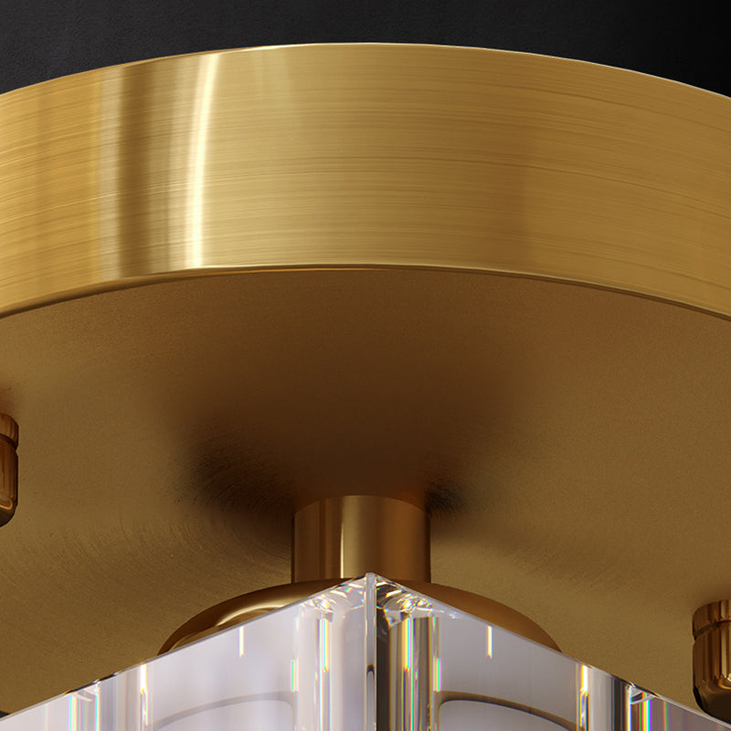 Plafoniera da soffitto in cristallo con montaggio a incasso Plafoniere contemporanee