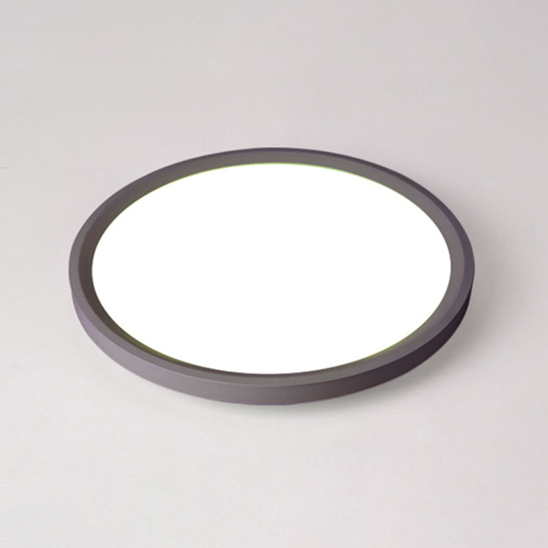 Illuminazione per montaggio a soffitto a LED ad anello Plafoniere moderne da incasso con paralume in acrilico