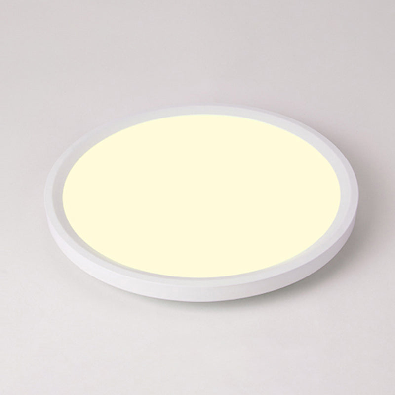 Illuminazione per montaggio a soffitto a LED ad anello Plafoniere moderne da incasso con paralume in acrilico