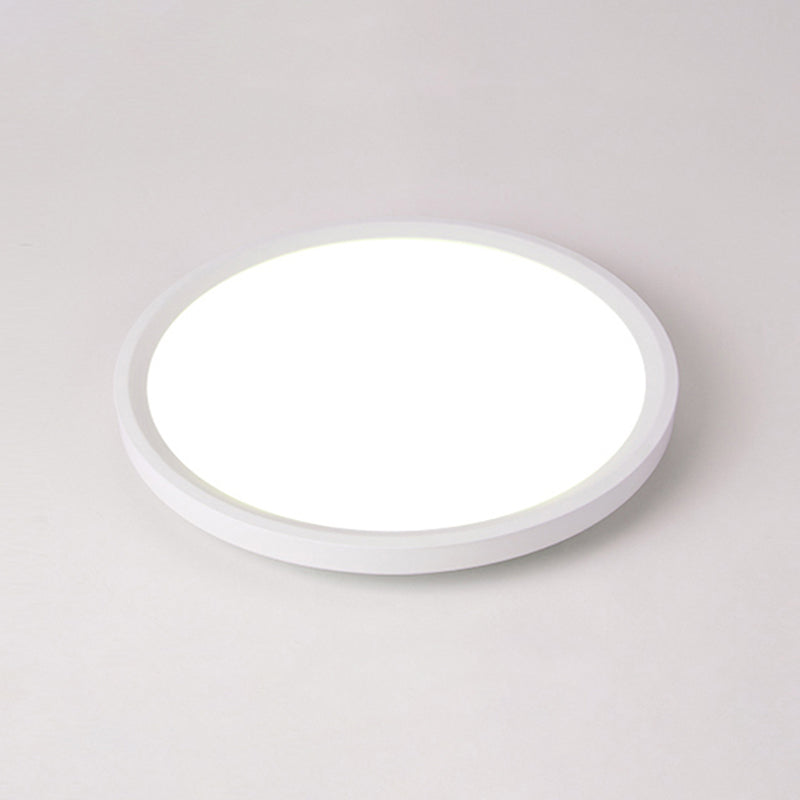 Illuminazione per montaggio a soffitto a LED ad anello Plafoniere moderne da incasso con paralume in acrilico