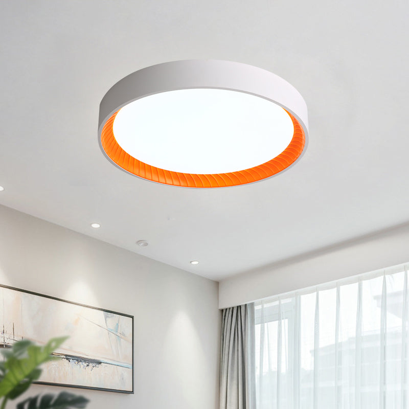 Modern LED Flush Mount Light Acrylic Shade Ceiling Lamp for Living Room Meeting Room