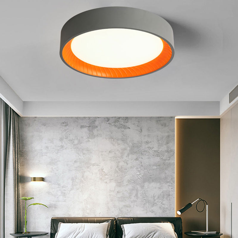 Modern LED Flush Mount Light Acrylic Shade Ceiling Lamp for Living Room Meeting Room