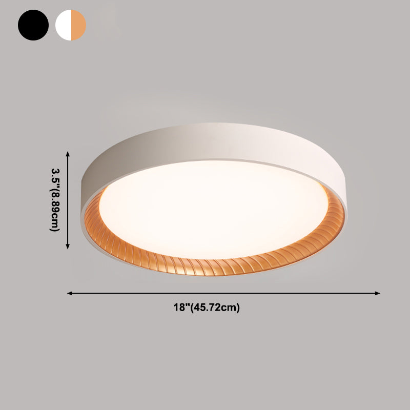 Modern LED Flush Mount Light Acrylic Shade Ceiling Lamp for Living Room Meeting Room