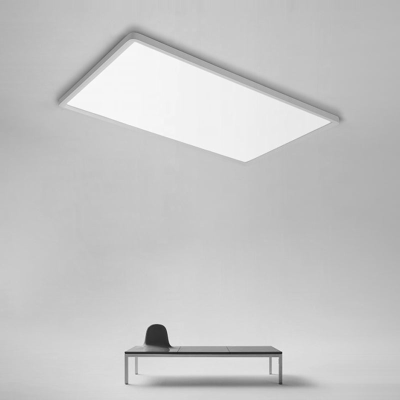 Square Modern Ceiling Mounted Lights White LED Flush Mount Ceiling Lighting