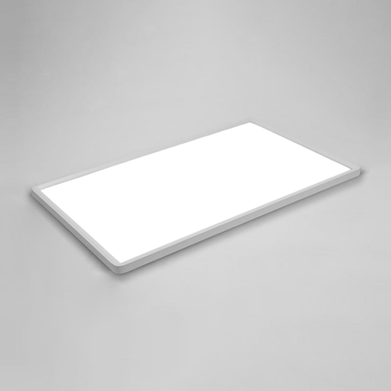 Square Modern Ceiling Mounted Lights White LED Flush Mount Ceiling Lighting