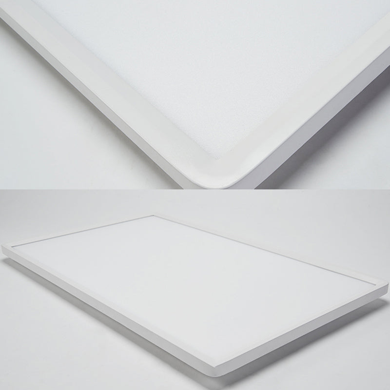 Éclairage de plafond affleurant blanc de lumières montées par plafond modernes carrés de LED