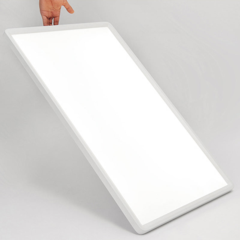 Éclairage de plafond affleurant blanc de lumières montées par plafond modernes carrés de LED