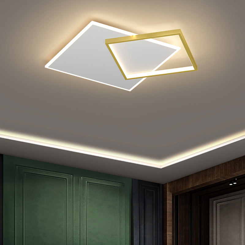 Modern Flush Mount Ceiling Light Acrylic Ceiling Lamp Fixture for Drawing Room