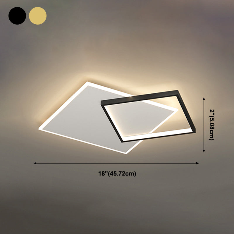 Modern Flush Mount Ceiling Light Acrylic Ceiling Lamp Fixture for Drawing Room