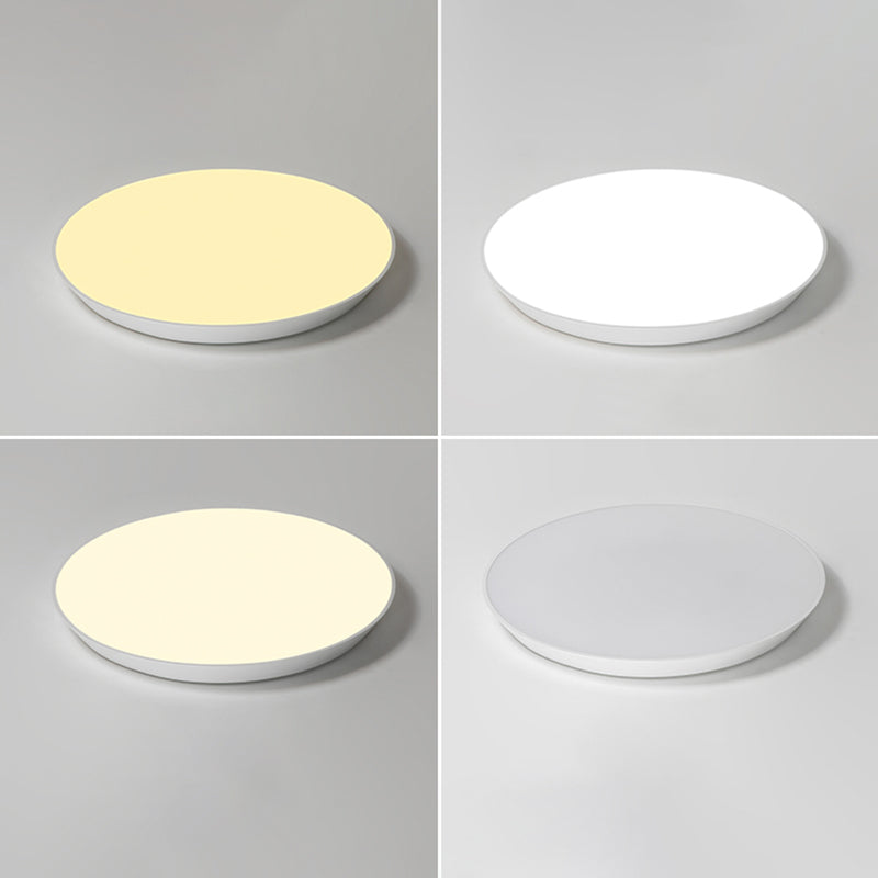 Éclairage encastré à LED blanc Plafonniers encastrés modernes avec abat-jour en acrylique