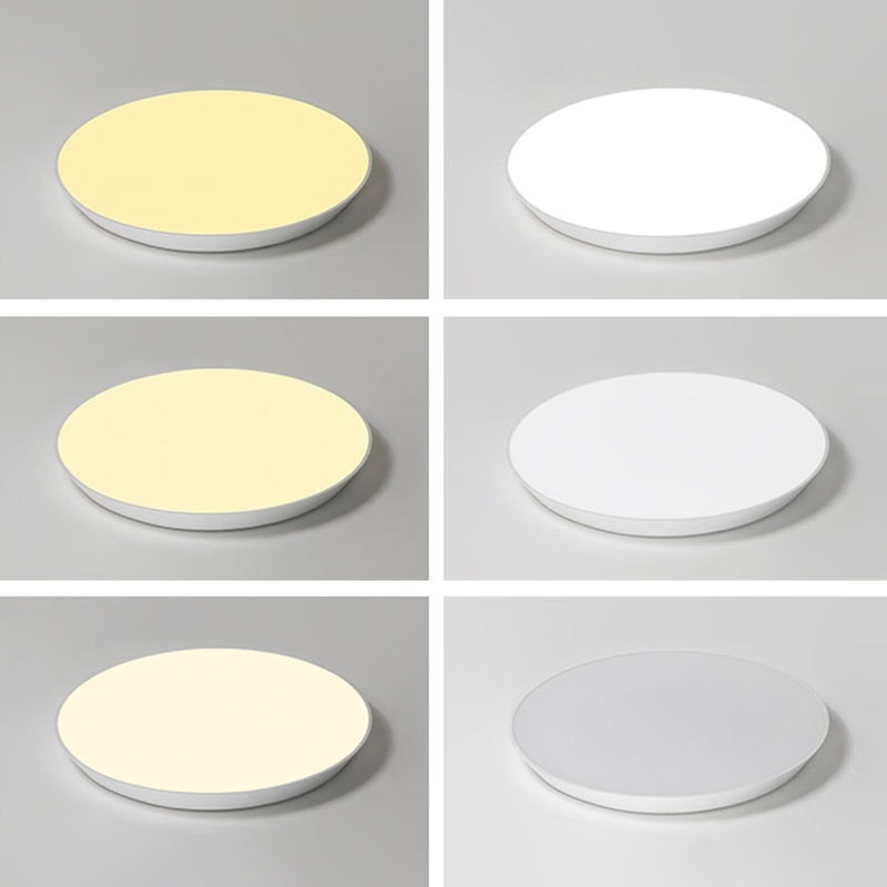 Éclairage encastré à LED blanc Plafonniers encastrés modernes avec abat-jour en acrylique