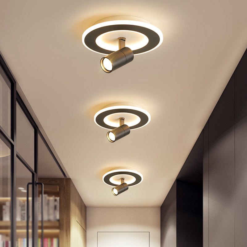 Illuminazione a soffitto modernista a 2 teste con faretti Plafoniere a LED da incasso
