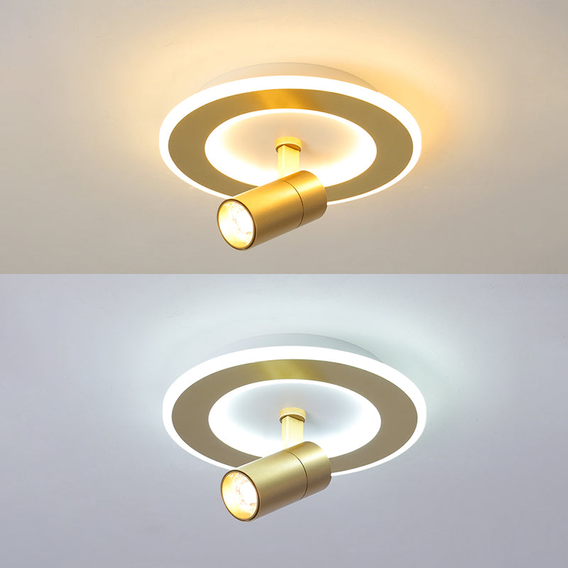 Illuminazione a soffitto modernista a 2 teste con faretti Plafoniere a LED da incasso