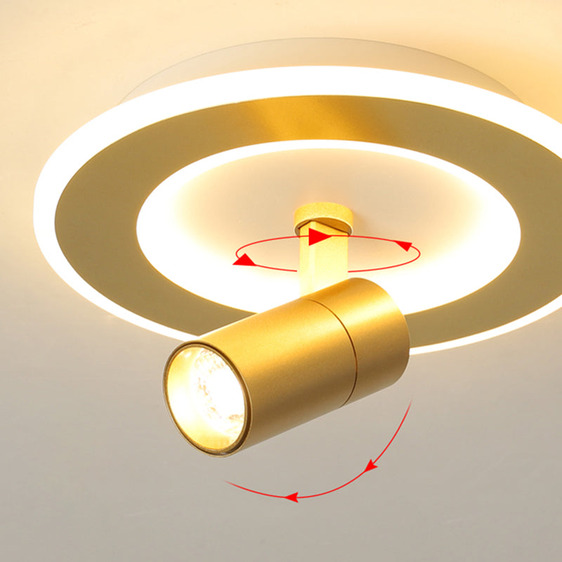 Illuminazione a soffitto modernista a 2 teste con faretti Plafoniere a LED da incasso